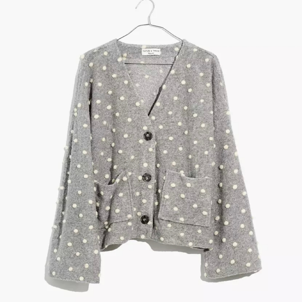 Texture & Thread Boxy Bobble Cardigan - Picture 4 of 10